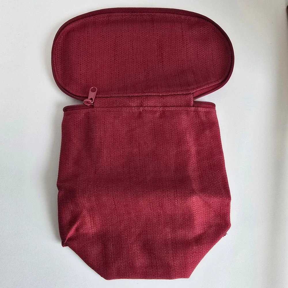 NEW Longaberger Small BOARDWALK Basket ZIPPER LINER PAPRIKA